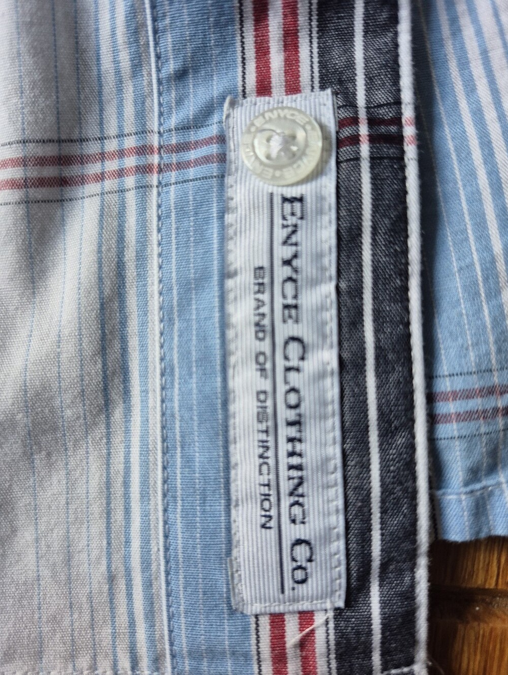Vintage Y2K Enyce Striped Button Down Shirt - Size XL - Picture 4 of 6
